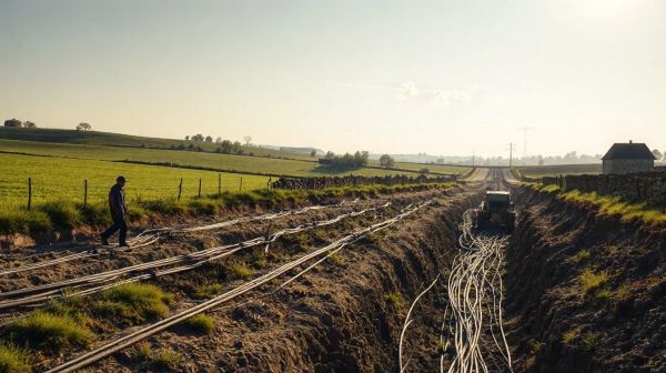 Guide pour réussir le tranchée et l'enfouissement de câble en Normandie